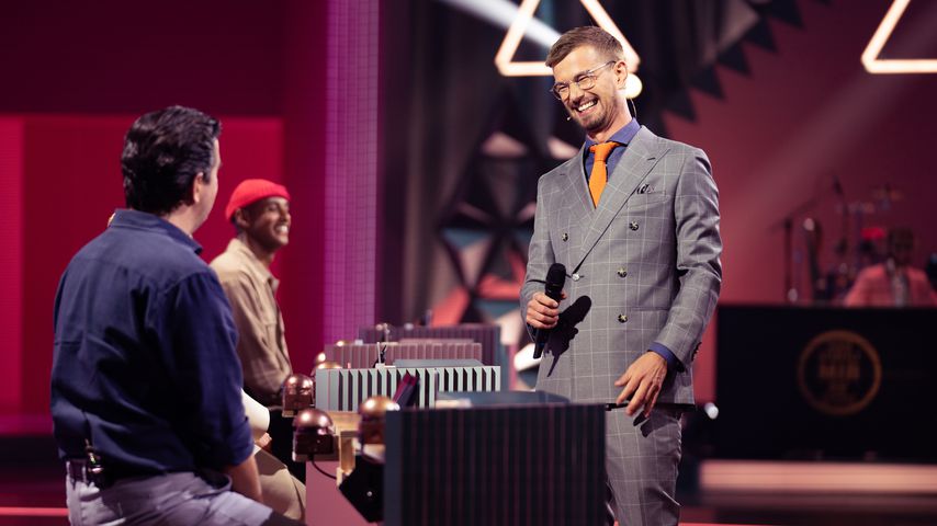 Bastian Pastewka, Teddy Teclebrhan und Joko Winterscheidt bei "Wer stiehlt mir die Show?"