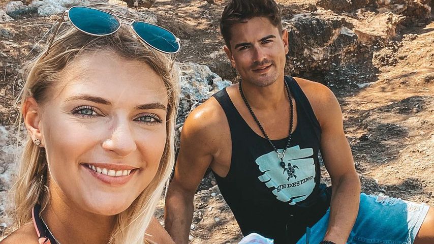 Jolina Fust und Dominik Bruntner auf Mallorca, August 2020