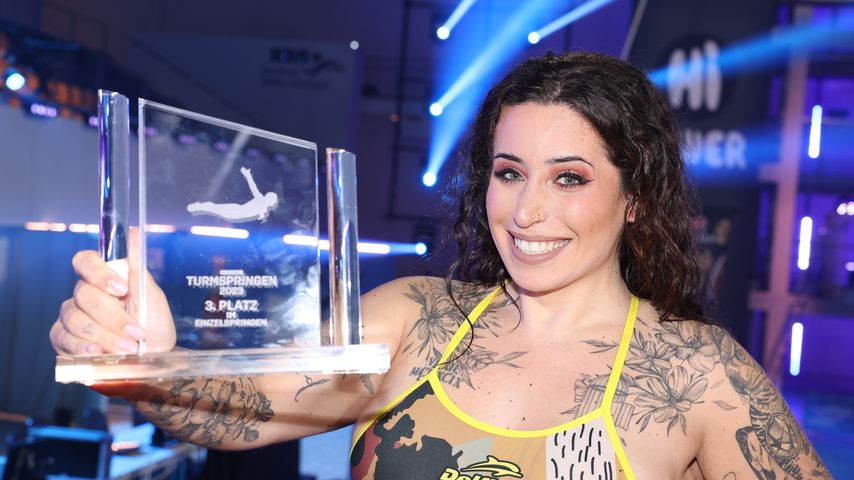 Jolina Mennen beim "RTL Turmspringen" 2023