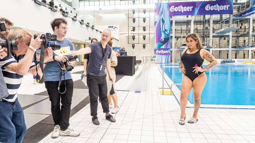 Jolina Mennen beim Fotocall für "Das RTL Turmspringen"