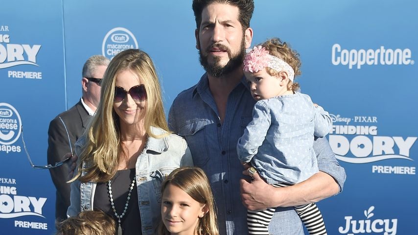 Jon Bernthal mit seiner Familie bei der Weltpremiere von "Findet Dorie" in Hollywood, Juni 2016