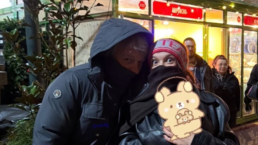 Jon Bon Jovi und Millie Bobby Brown mit ihrem Baby, Dezember 2025