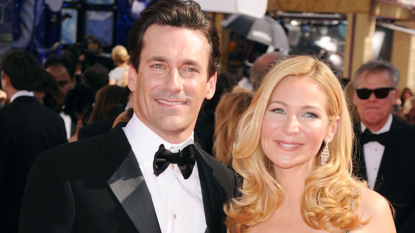 Jon Hamm und Jennifer Westfeldt im August 2010
