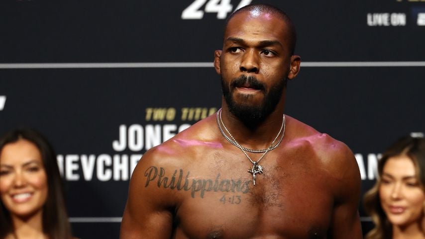 Jon Jones beim offiziellen Wiegen in Texas, Februar 2020