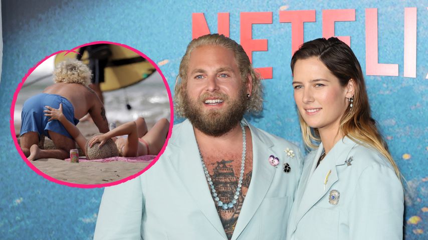 Heiße Fummel-Action: Jonah Hill und Sarah turteln am Strand