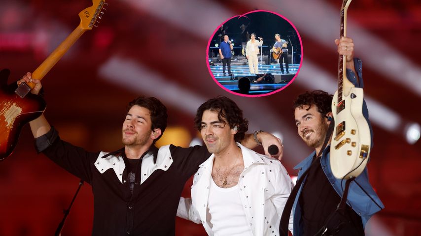 Vor Publikum: Jonas Brothers holen ihren Papa auf die Bühne
