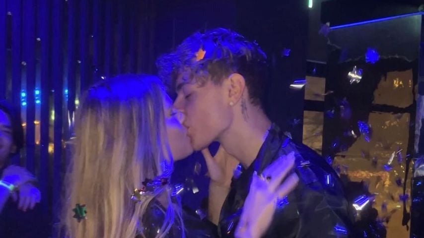 Jonas Ems (r.) und seine Freundin Zoe im Januar 2023
