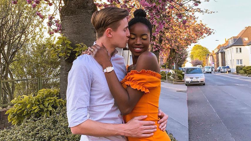 YouTuberin Abigail und ihr Freund Jonas , April 2019