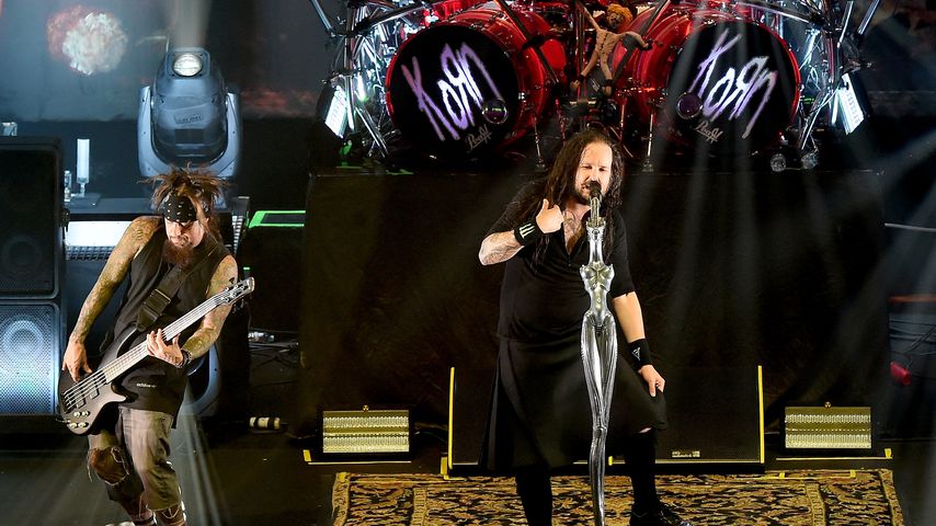 Jonathan Davis und seine Band Korn