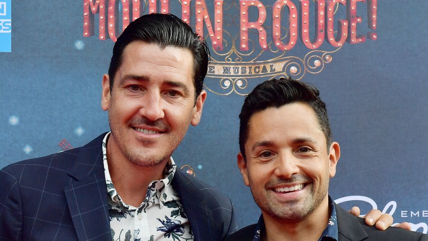 Jonathan Knight und sein Partner Harley Rodriguez