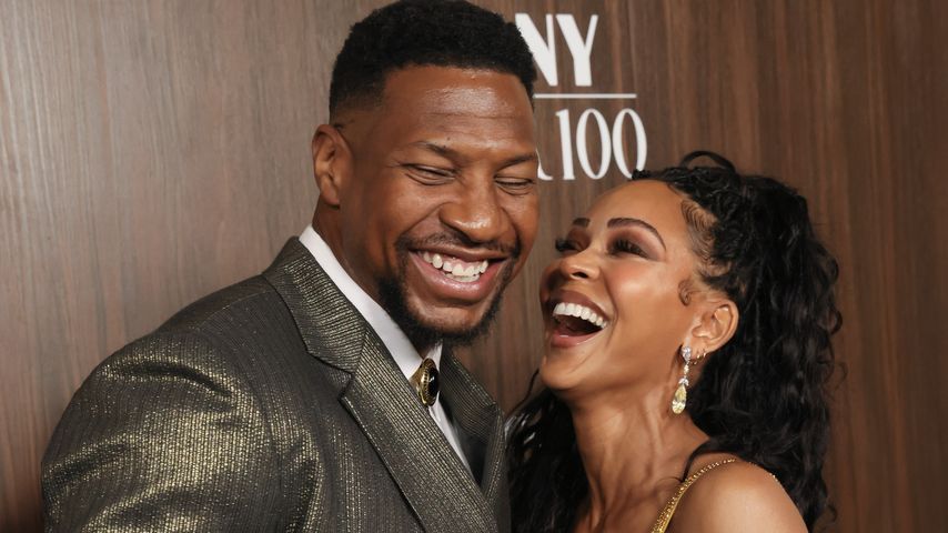 Jonathan Majors und Meagan Good, November 2024