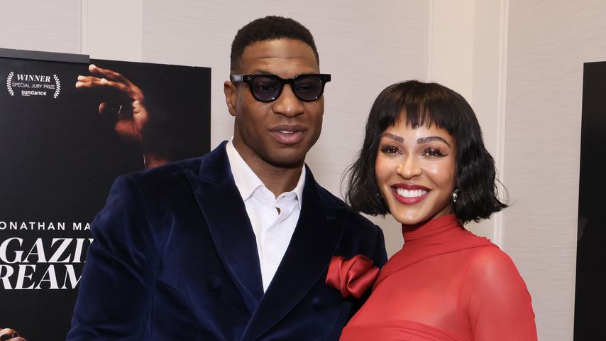 Jonathan Majors und Meagan Good im März 2025