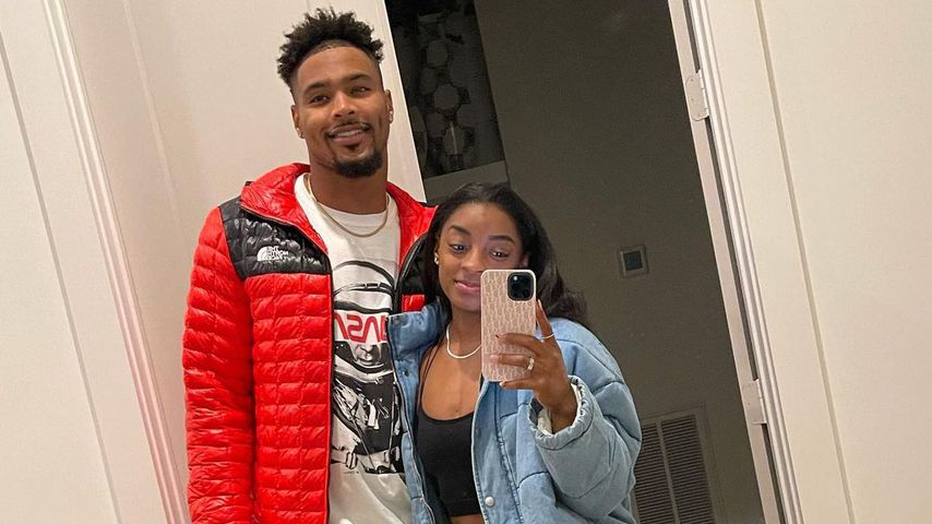 Jonathan Owens und seine Freundin Simone Biles