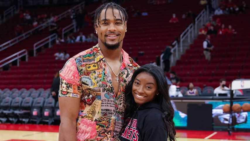 Jonathan Owens und Simone Biles, Dezember 2021
