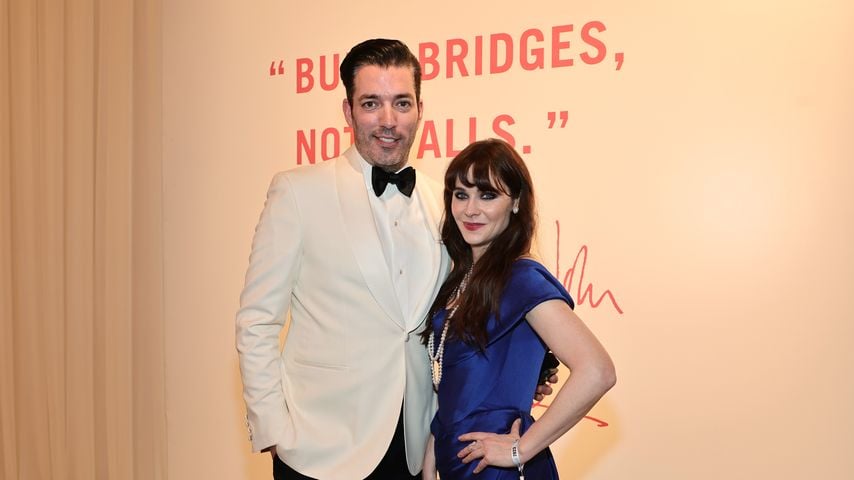 Jonathan Scott und Zooey Deschanel im März 2023 in West Hollywood