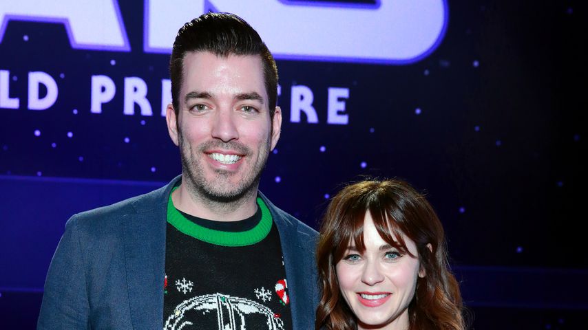 Jonathan Scott und Zooey Deschanel bei der "Star Wars: Aufstieg Skywalkers"-Premiere