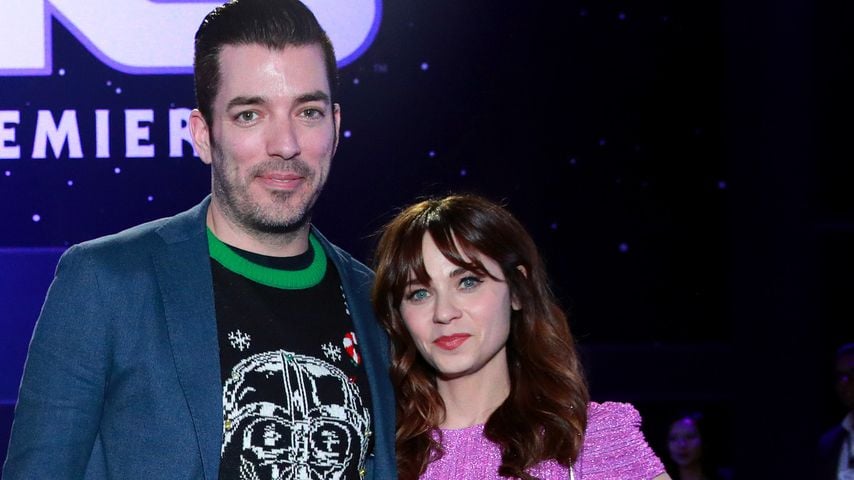 Jonathan Scott und Zooey Deschanel im Dezember 2019