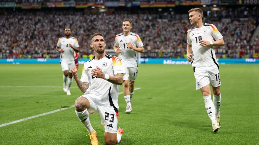 Jonathan Tah, Robert Andrich, Florian Wirtz und Maximilian Mittelstädt bei der Fußball-EM 2024
