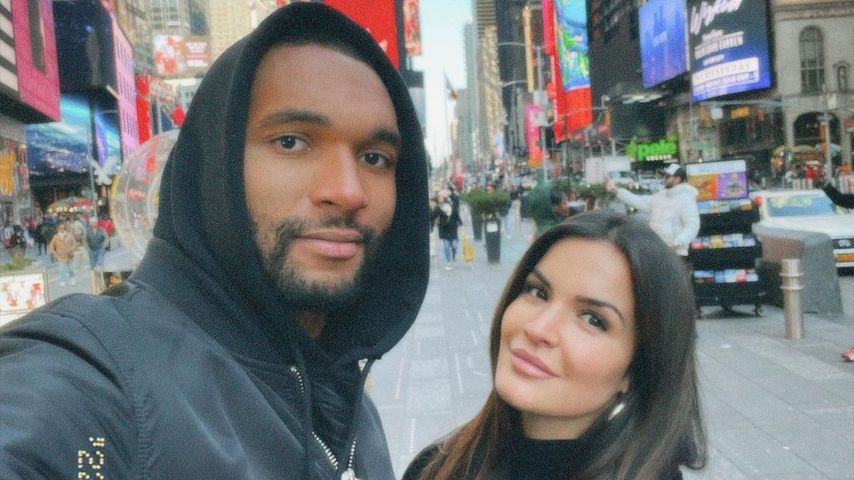 Jonathan Tah und seine Freundin, November 2022