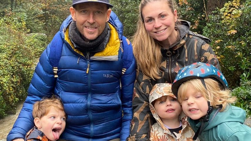 Jonnie Irwin, Jessica Irwin und ihre drei Kinder, Oktober 2023