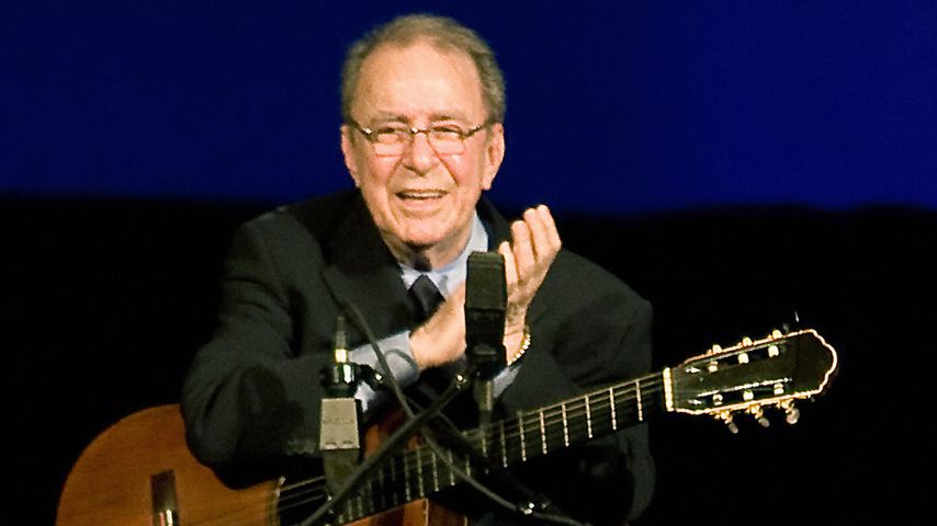 João Gilberto bei einem Konzert in Rio de Janeiro