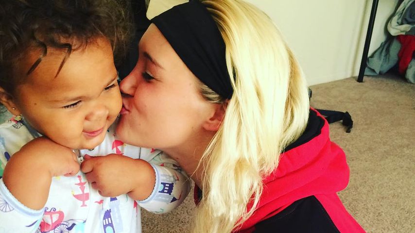Jordan Cashmyer mit ihrer Tochter