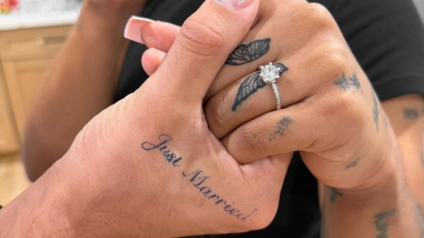 Jordan Chiles und Ezra Sosa scherzen über ihre Verlobung