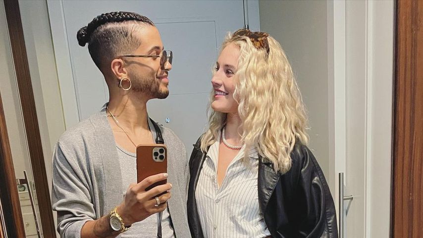 Jordan Fisher und seine Ehefrau Ellie Woods, Oktober 2021