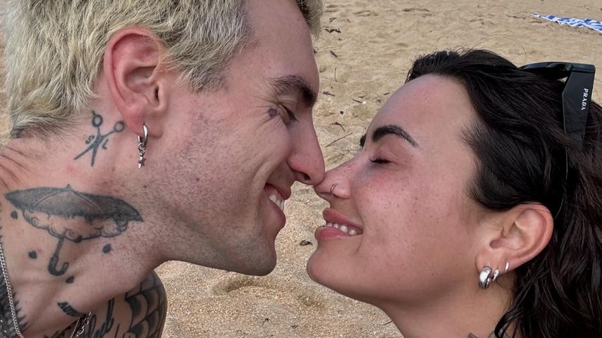 Jordan Lutes und Demi Lovato, 2024