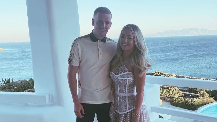 Jordan Pickford und seine Verlobte Megan Davison