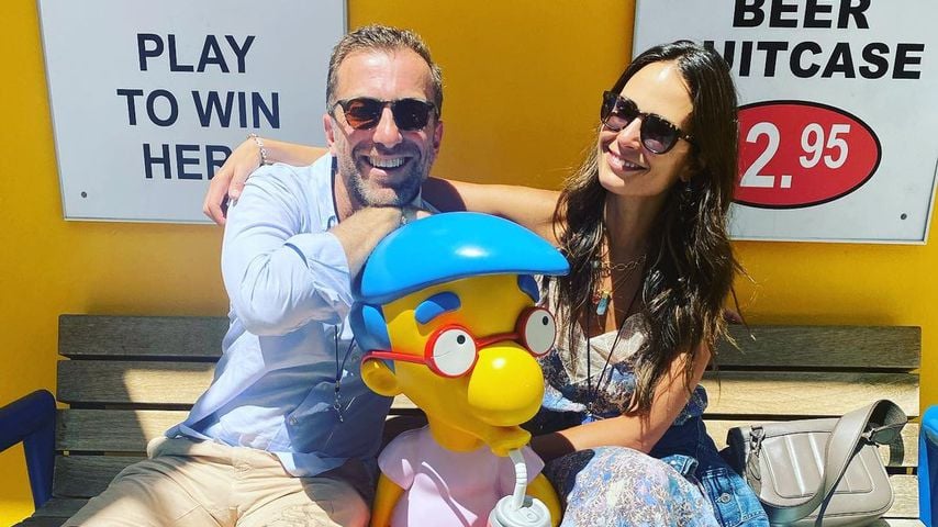 Jordana Brewster mit ihrem Verlobten Mason Morfit