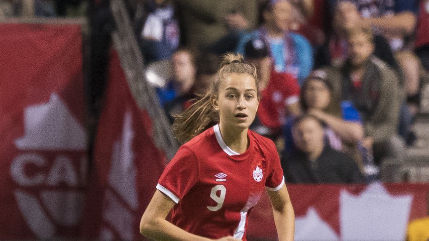 Jordyn Huitema bei einem Länderspiel