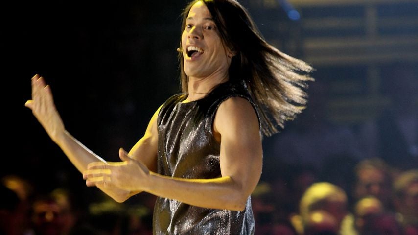 Jorge Gonzalez bein Finale von "Germany's next Topmodel", Juni 2010