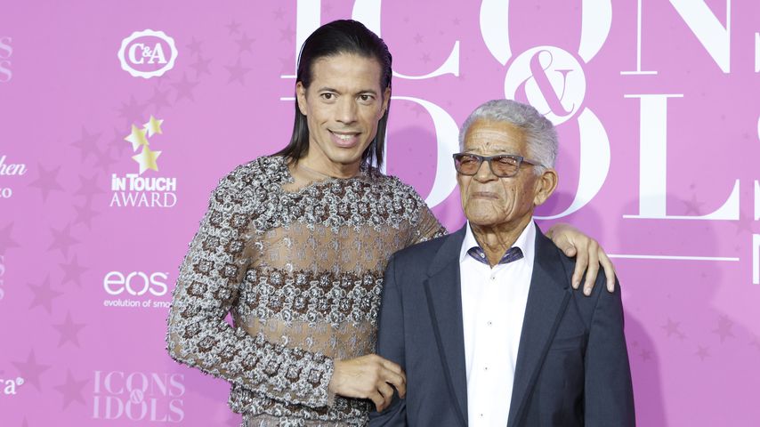 Jorgen Gonzalez mit seinem Vater beim InTouch Award in Düsseldorf 2016