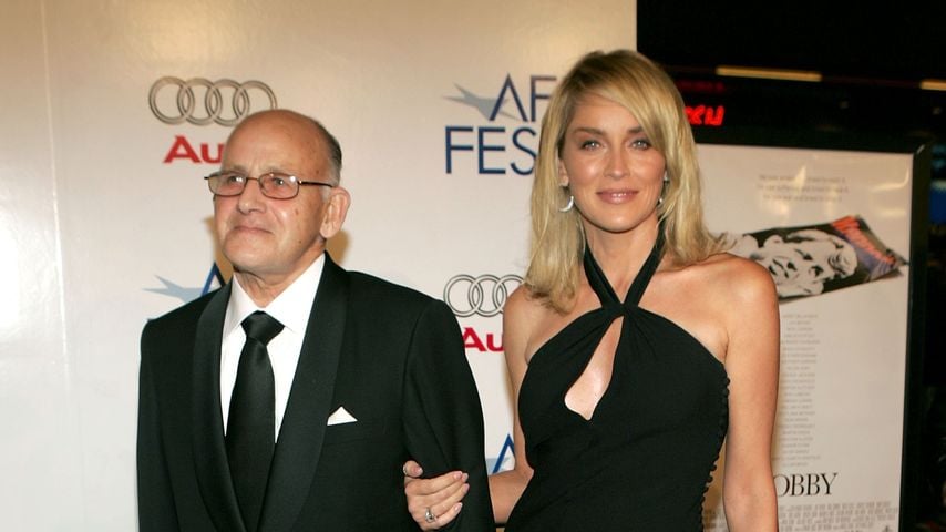 Sharon Stone mit Papa Joseph in Hollywood, November 2006