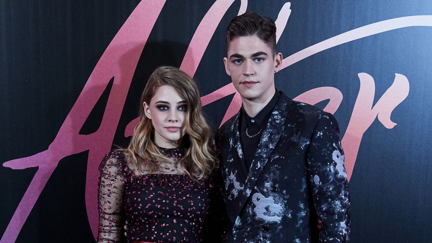 Josephine Langford und Hero Fiennes-Tiffin 2020 in Madrid