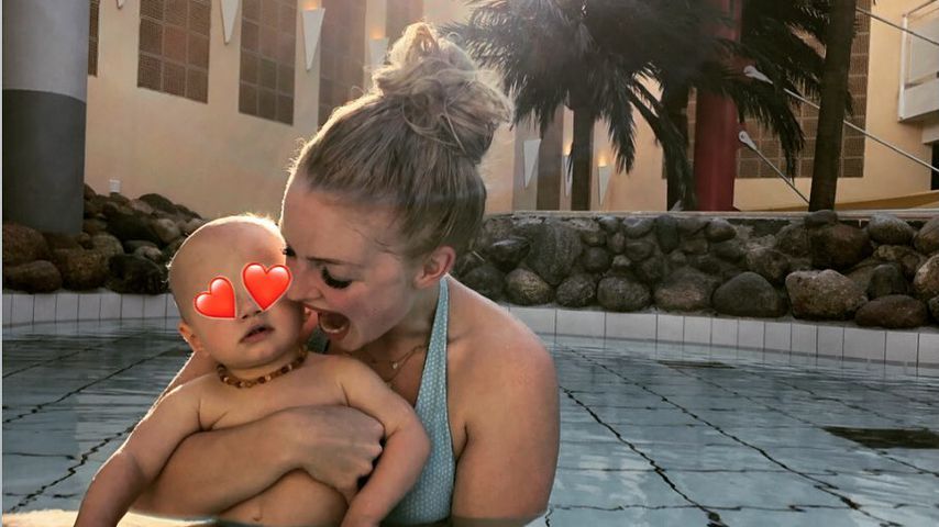 Josephine Welsch mit ihrem Sohn Tristan