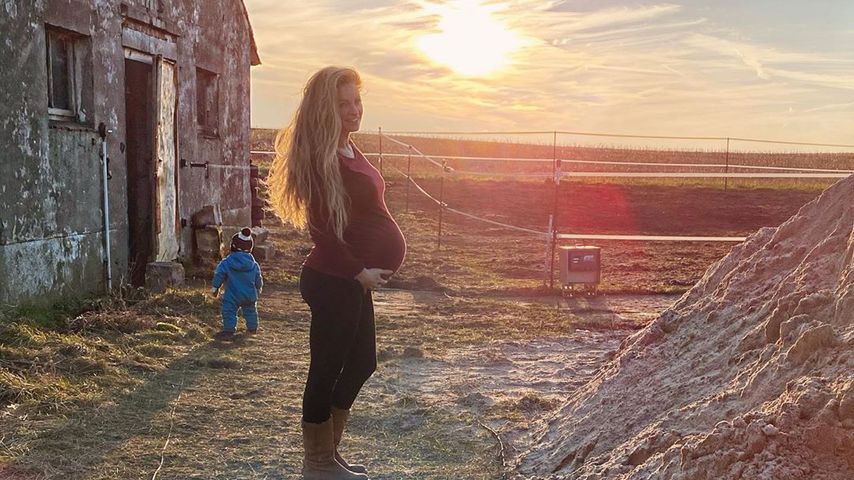 Josephine Welsch happy: Ihre Twins spielen schon im Bauch