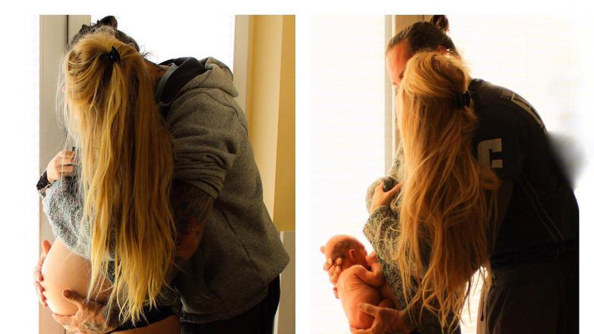 Mit Baby: Josephine Welsch stellt süßes Schwanger-Bild nach!