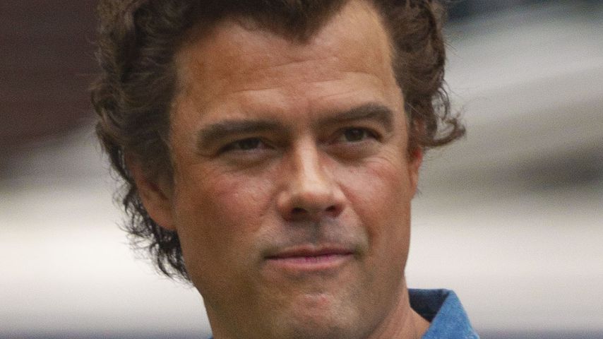Schauspieler Josh Duhamel am Set der Serie "The Thing About Pam"