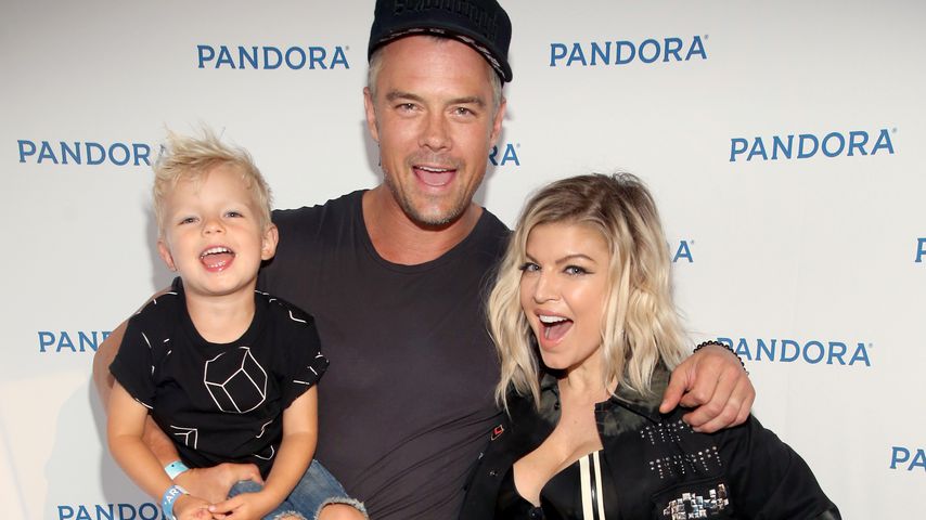 Josh Duhamel mit Fergie und Söhnchen Axl in L.A. 2016
