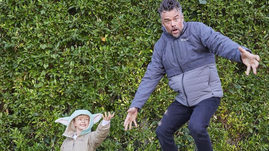 Josh Duhamel mit seinem Sohn Axl