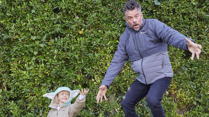Josh Duhamel mit seinem Sohn Axl