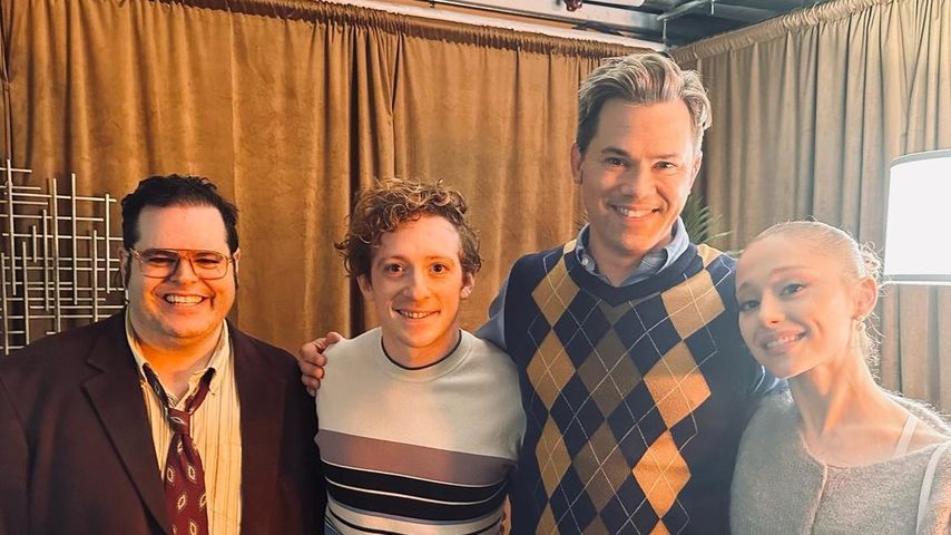 Josh Gad, Ethan Slater, Andrew Rannells und Ariana Grande, 2023