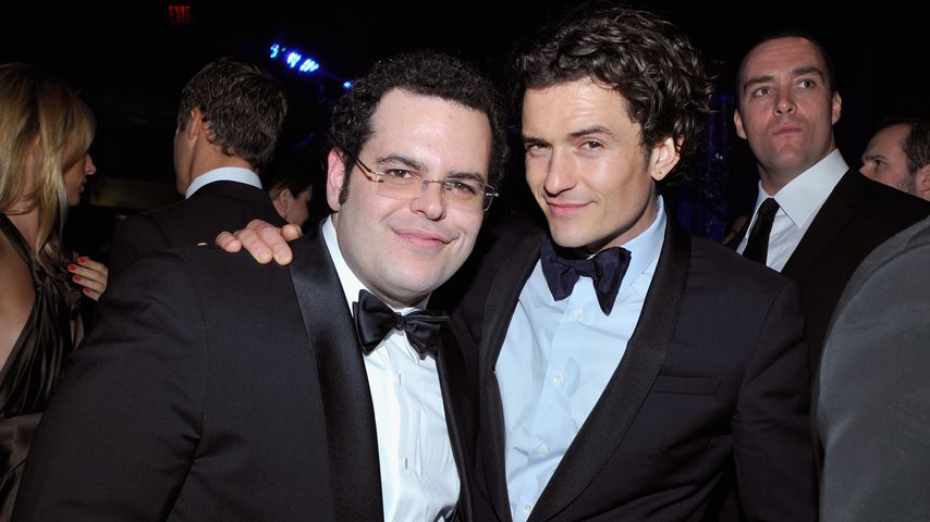 Josh Gad und Orlando Bloom bei den Golden Globe Awards in Los Angeles, Januar 2014