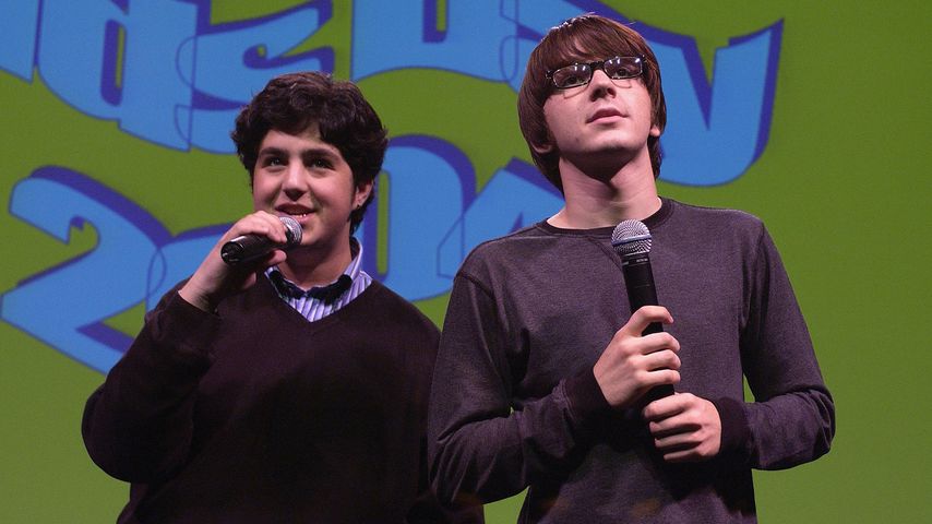 Josh Peck und Drake Bell im August 2004