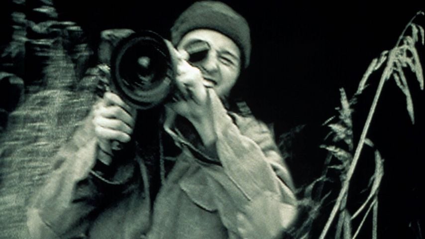 Joshua Leonard in einer Szene aus "The Blair Witch Project" (1999)