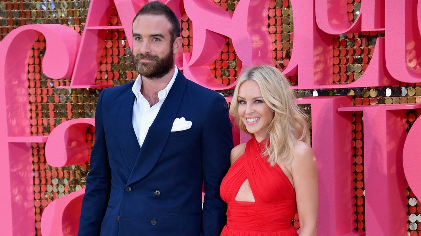 Joshua Sasse und Kylie Minogue im Juni 2016