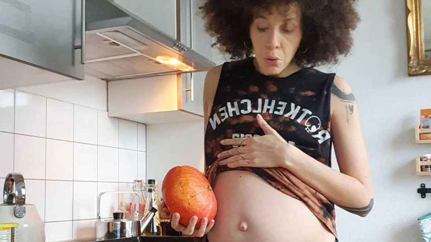 Joy Abiola-Müller in der 26. Schwangerschaftswoche
