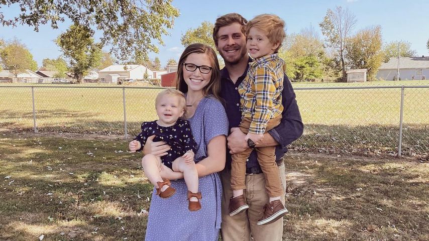 Joy-Anna Duggar Forsyth mit ihrer Familie im Oktober 2021